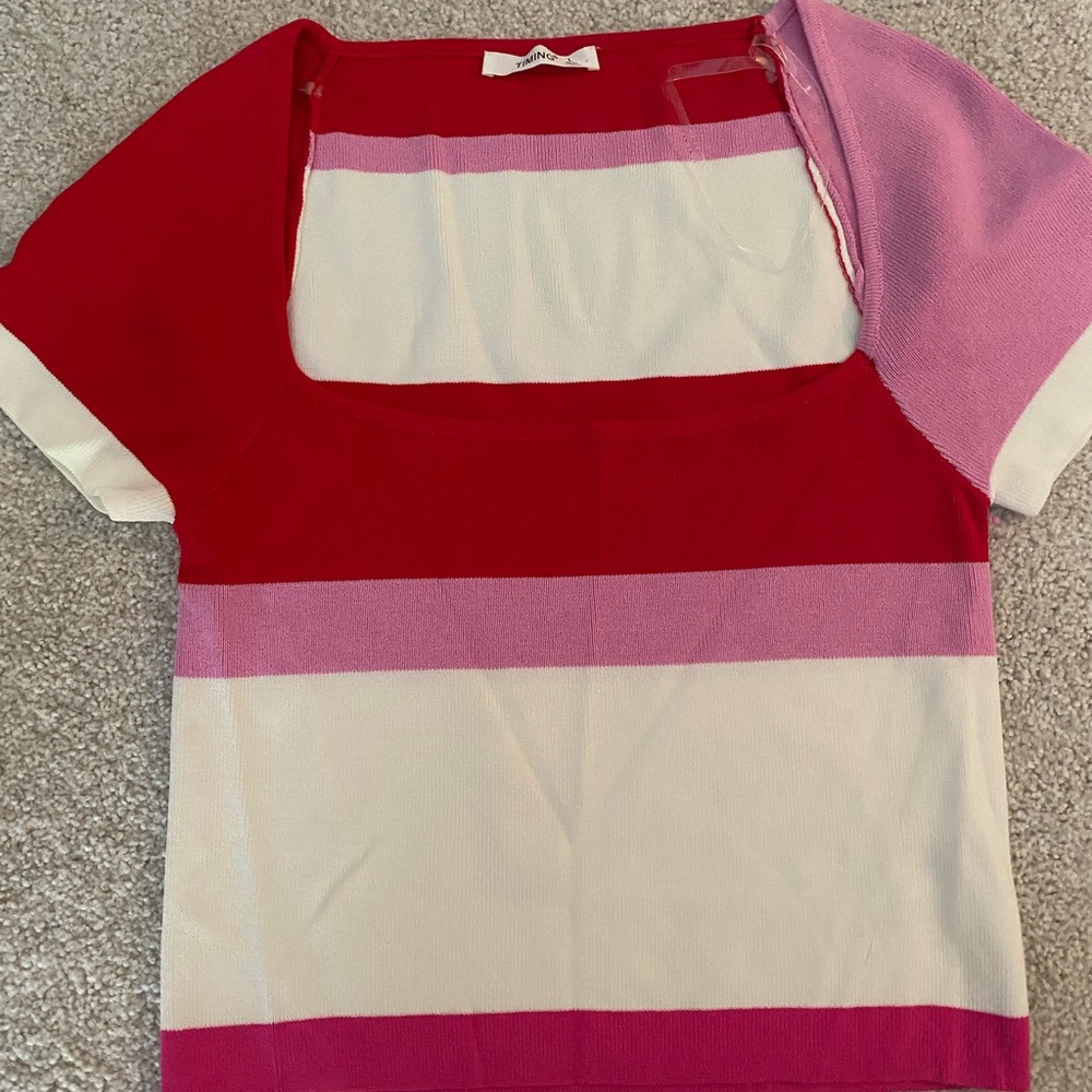 Color block striped Top